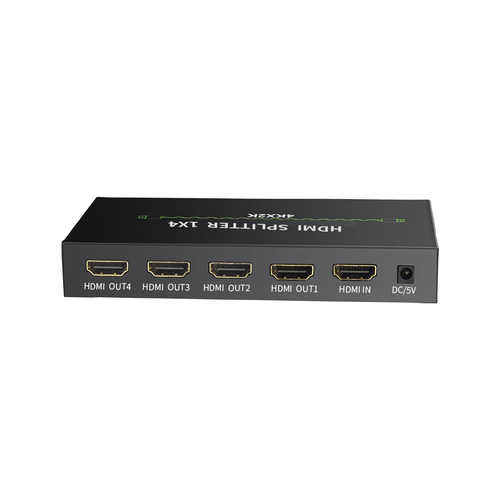Professional Audio Video 4K Splitter 4-Port Output 8/10/12-Bit Switch Supports 3D Video Formats 4K 30Hz