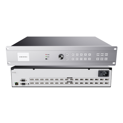 16 In 16 Out HDMI Matrix Switcher 4K30Hz EDID HDCP RS232 Web Control