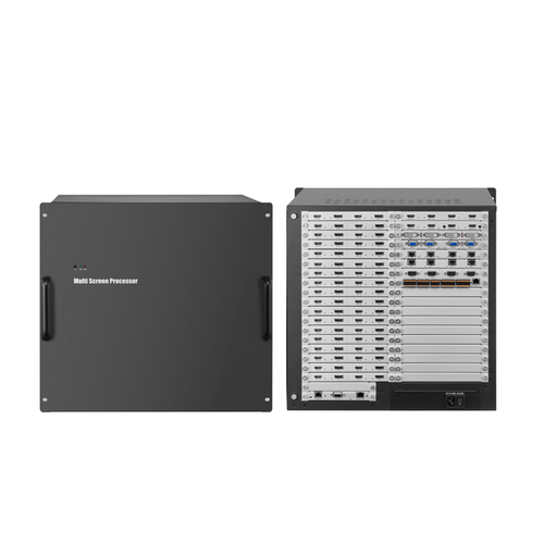 10U Industrial Video Wall Processor, High-Density I/O, Large-Scale System, Expandable